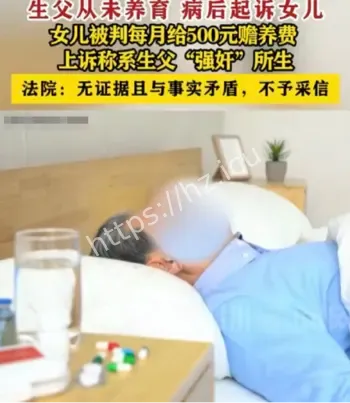 女儿拒付生父赡养费败诉